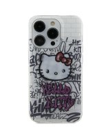  Hello Kitty Hello Kitty IML Kitty On Bricks Graffiti case for iPhone 15 - white 