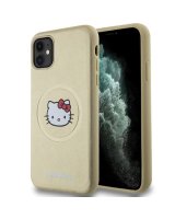  Hello Kitty Hello Kitty Leather Kitty Head MagSafe case for iPhone 11 / Xr - gold 