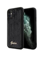  Guess Guess Sequin Script Metal case for iPhone 11 / Xr - black 