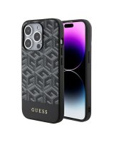  Guess Guess GCube Stripes MagSafe case for iPhone 15 Pro - black 