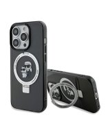  Karl Lagerfeld Karl Lagerfeld Ring Stand Karl&Choupette MagSafe case for iPhone 14 Pro - black 