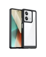  Hurtel Outer Space Case with gel frame for Xiaomi Redmi Note 13 Pro+ - black 