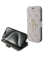  Guess Guess 4G Metal Logo case for iPhone 15 Pro Max - pink 