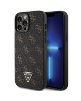  Guess Guess 4G Triangle Metal Logo case for iPhone 14 Pro - black 