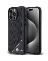  BMW BMW Perforated Twisted Line MagSafe case for iPhone 15 Pro - black 