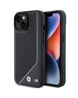  BMW BMW Perforated Twisted Line MagSafe Case for iPhone 15/14/13 - Black 