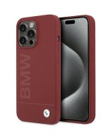  BMW BMW Silicone Big Logo MagSafe case for iPhone 15 Pro Max - red 