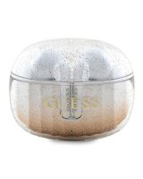  Guess Guess Glitter Gradient TWS Bluetooth headphones with docking station - gold 