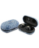  Guess TWS Guess 4G Metal Bluetooth headphones with ENC docking station - blue 
