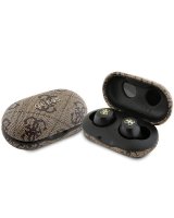  Guess TWS Guess 4G Metal Bluetooth headphones with ENC docking station - brown 