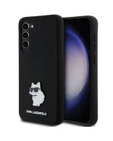  Karl Lagerfeld Karl Lagerfeld Silicone Choupette Metal Pin case for Samsung Galaxy S23+ - black 