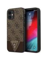  Guess Guess GUHCP12SPU4GHBR iPhone 12 mini 5,4'' brązowy/brown hardcase 4G Triangle Collection 