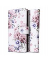  Tech-Protect Tech-Protect Wallet case for Samsung Galaxy A34 5G - pink flowers 