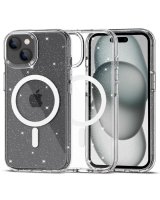  Tech-Protect Tech-Protect FlexAir Hybrid MagSafe case for iPhone 15 - transparent and glitter 