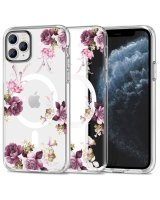  Tech-Protect Tech-Protect MagMood MagSafe case for iPhone 11 Pro - purple flowers 