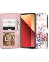  Tech-Protect Tech-Protect Wallet case for Xiaomi Redmi Note 13 Pro 4G / LTE - pink flowers 