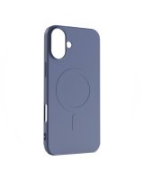  Hurtel Liquid Silicone Case MagSafe for iPhone 16 - dark blue 