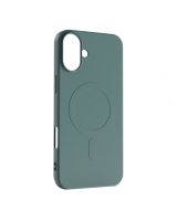  Hurtel Liquid Silicone Case MagSafe for iPhone 16 - dark green 