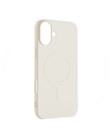  Hurtel Liquid Silicone Case MagSafe for iPhone 16 - beige 