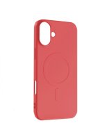  Hurtel Liquid Silicone Case MagSafe for iPhone 16 - red 