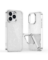  Hurtel Glitter Case for iPhone 16 Pro - transparent with glitter 