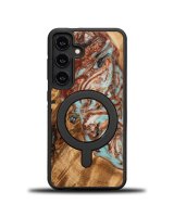  Bewood Bewood Unique MagSafe Jupiter wood and resin case for Samsung Galaxy A55 5G - copper and white 