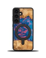  Bewood Bewood Unique MagSafe Vegas wood and resin case for Samsung Galaxy A55 5G - pink and blue 