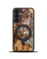  Bewood Bewood Unique MagSafe Jupiter wood and resin case for Samsung Galaxy A54 5G - copper and white 