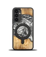  Bewood Bewood Unique MagSafe Earth Element Wood and Resin Case for Samsung Galaxy A54 5G - Black and White 