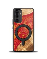  Bewood Bewood Unique MagSafe Paris wood and resin case for Samsung Galaxy A54 5G - red and gold 