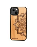  Bewood Bewood Mandala Apple Tree Wooden Case for iPhone 15 - Light Brown 