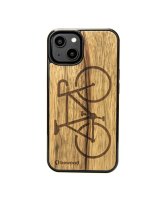  Bewood Bewood Bicycle Limba Case for iPhone 15 - Light Brown 