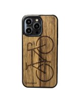  Bewood Bewood Bicycle Limba Wooden Case for iPhone 15 Pro Max - Light Brown 