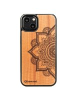  Bewood Bewood Mandala Apple Tree Wooden Case for iPhone 13 - Light Brown 