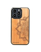  Bewood Bewood Mandala Apple Tree Wooden Case for iPhone 13 Pro - Light Brown 