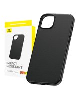  Baseus Phone Case for iPhone 15 Pro Baseus Fauxther Series (Black) 