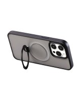  Joyroom Magnetic protective phone case with holder Joyroom JR-BP004 for iPhone 15 Pro (black) 