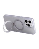  Joyroom Magnetic protective phone case with holder Joyroom JR-BP004 for iPhone 15 Pro (transparent) 