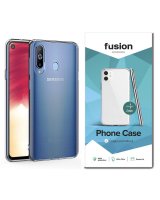 fusion Fusion Ultra Clear Series 2 mm Silikona Aizsargapvalks Samsung A202 Galaxy A20e Caurspīdīgs (EU Blister) 