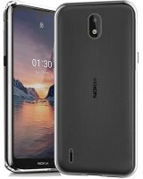  fusion Fusion Ultra Back Case 0.3 mm Izturīgs Silikona Aizsargapvalks Priekš Nokia 1.3 Caurspīdīgs 