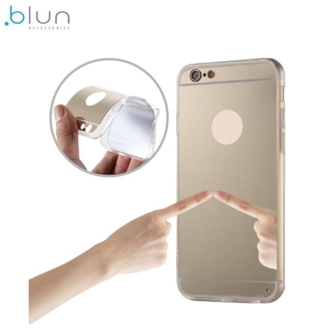 Blun Blun super plāns silikona aizmugures apvalks ar caurspīdīgām malām un Spoguļveida aizmugurejo daļu priekš Samsung G955 Galaxy S8 Plus / S8+ Blun Blun super plāns silikona aizmugures apvalks ar caurspīdīgām malām un Spoguļveida aizmugurejo daļu priekš Samsung G955 Galaxy S8 Plus / S8+