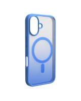  Puro Puro Gradient MagSafe Silicone Case for iPhone 16 - Blue 