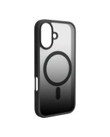  Puro Puro Gradient MagSafe Silicone Case for iPhone 16 - Black 