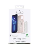  Puro Puro Icon Mag MagSafe Silicone Case for iPhone 14 Pro Max - Pink 