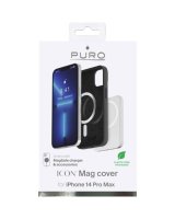  Puro Puro Icon Mag MagSafe Silicone Case for iPhone 14 Pro Max - Black 
