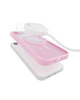  Puro Puro Cover in TPU ''GRADIENT'' with Magsafe and gradient effect for iPhone 16E, pink 