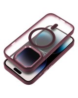  OEM - MATTE MAG COVER case compatible with MagSafe for IPHONE 17 Pro Max plum red 