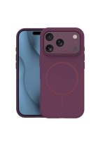  iLike Silicone Thin Mag case for iPhone 17 Pro 6,3'' / iPhone 18 Pro 6,3'' dark cherry 