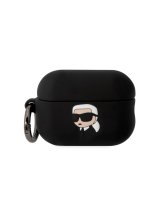  Karl Lagerfeld - Karl Lagerfeld 3D Logo NFT Karl Head Silicone Case for AirPods Pro 2 Black 