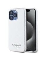  Karl Lagerfeld - Karl Lagerfeld Grained PU Hotel RSG Case for iPhone 15 Pro Max Grey 